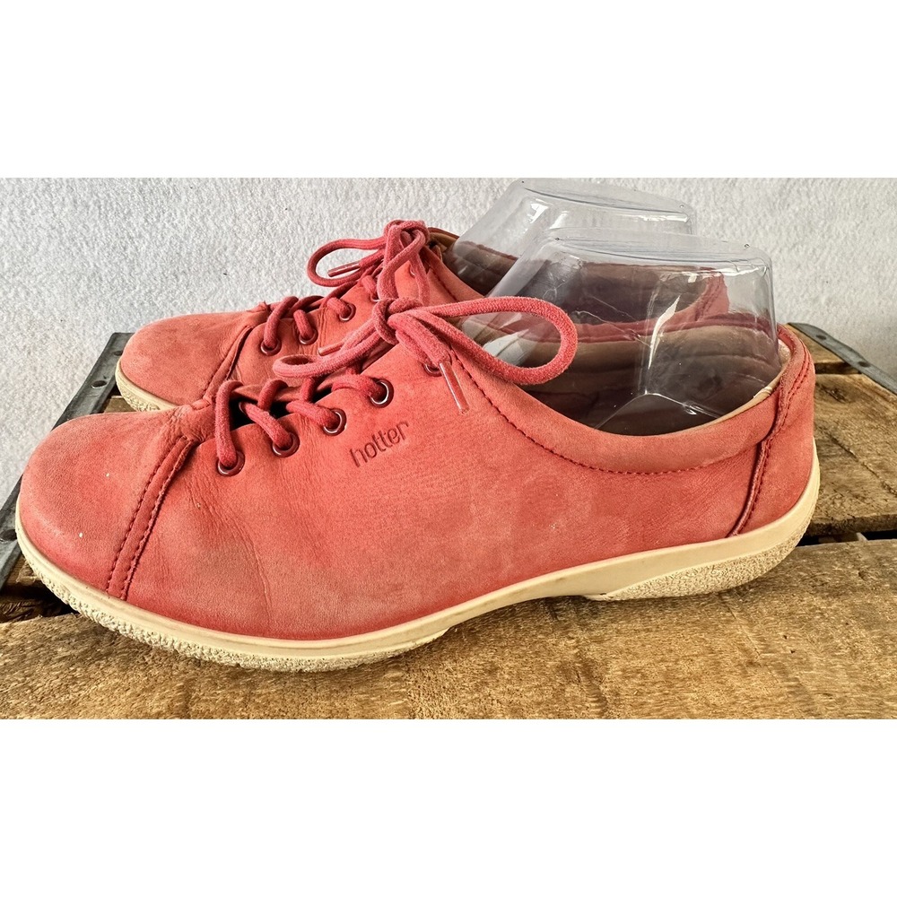 Hotter Sneakers Naomi Nubuck Comfort Women 7.5 Pink Good